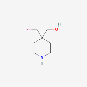 4-(Fluoromethyl)-4-piperidylmethanol