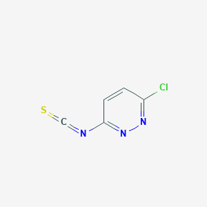 molecular formula C5H2ClN3S B13697430 3-Chloro-6-isothiocyanatopyridazine 