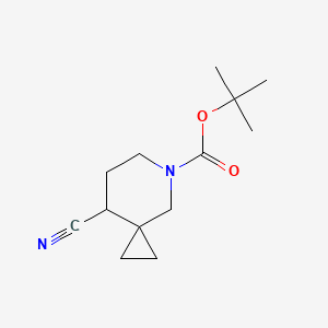 Tert-butyl 8-cyano-5-azaspiro[2.5]octane-5-carboxylate