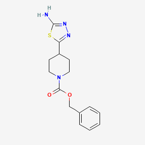 2-Amino-5-(1-Cbz-4-piperidyl)-1,3,4-thiadiazole