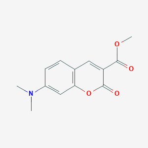 molecular formula C13H13NO4 B13697540 Methyl 7-(Dimethylamino)-2-oxo-2H-chromene-3-carboxylate 