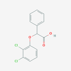 molecular formula C14H10Cl2O3 B1369761 2-(2,3-Dichlorophenoxy)-2-phenylacetic acid 