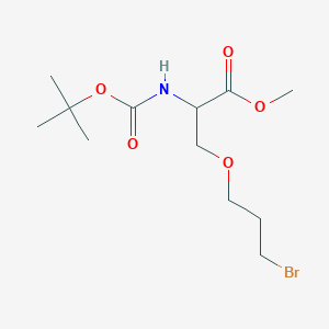 Methyl (S)-3-(3-Bromopropoxy)-2-(Boc-amino)propanoate