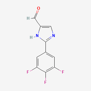 2-(3,4,5-trifluorophenyl)-1H-imidazole-5-carbaldehyde