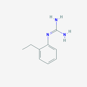 molecular formula C9H13N3 B13697668 1-(2-Ethylphenyl)guanidine 