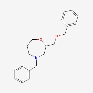 (S)-4-Benzyl-2-((benzyloxy)methyl)-1,4-oxazepane