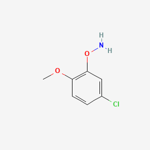 molecular formula C7H8ClNO2 B13697718 O-(5-Chloro-2-methoxyphenyl)hydroxylamine 