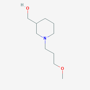 molecular formula C10H21NO2 B1369779 (1-(3-Methoxypropyl)piperidin-3-yl)methanol 