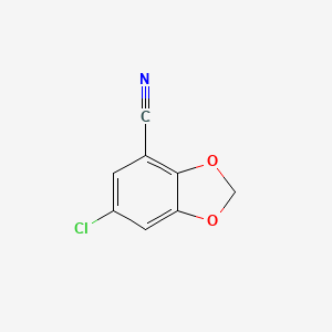 6-Chlorobenzo[d][1,3]dioxole-4-carbonitrile