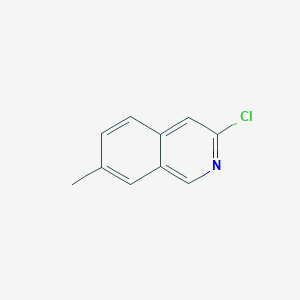 molecular formula C10H8ClN B1369784 3-Chloro-7-methylisoquinoline CAS No. 1033201-77-2