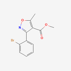 Methyl 3-(2-bromophenyl)-5-methylisoxazole-4-carboxylate