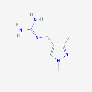 1-[(1,3-Dimethyl-4-pyrazolyl)methyl]guanidine