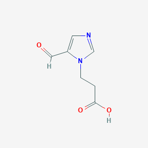 3-(5-Formyl-1-imidazolyl)propanoic Acid