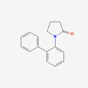 molecular formula C16H15NO B13697954 1-(2-Biphenylyl)-2-pyrrolidinone 