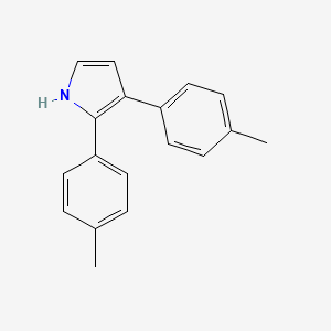 molecular formula C18H17N B13697956 2,3-Di-p-tolylpyrrole 