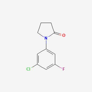 1-(3-Chloro-5-fluorophenyl)-2-pyrrolidinone