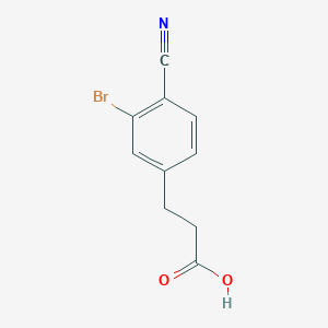 3-(3-Bromo-4-cyanophenyl)propanoic Acid