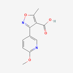 3-(6-Methoxy-3-pyridyl)-5-methylisoxazole-4-carboxylic Acid