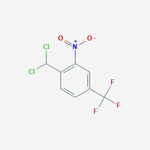 1-(Dichloromethyl)-2-nitro-4-(trifluoromethyl)benzene