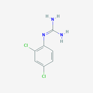 molecular formula C7H7Cl2N3 B13698102 1-(2,4-Dichlorophenyl)guanidine 