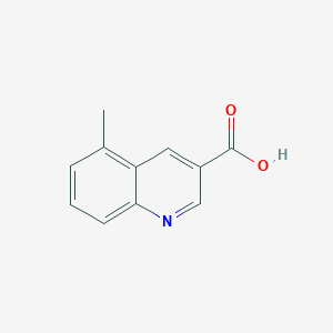 molecular formula C11H9NO2 B13698112 5-Methylquinoline-3-carboxylic acid 