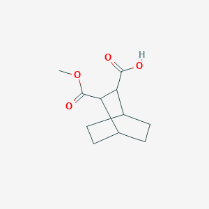 molecular formula C11H16O4 B13698146 (2S,3R)-3-(Methoxycarbonyl)bicyclo[2.2.2]octane-2-carboxylic Acid 