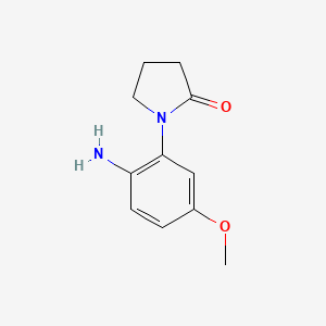 1-(2-Amino-5-methoxyphenyl)-2-pyrrolidinone