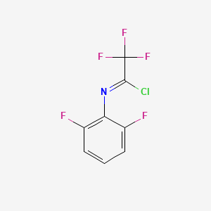 N-(2,6-Difluoro-phenyl)-2,2,2-trifluoro-acetimidoyl chloride