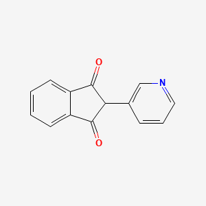 1,3-Indandione, 2-(3-pyridyl)-