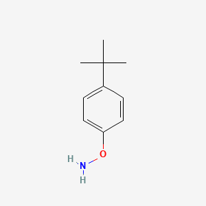 molecular formula C10H15NO B13698286 O-[4-(tert-Butyl)phenyl]hydroxylamine 