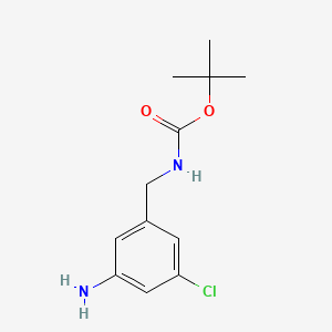 Tert-butyl (3-amino-5-chlorobenzyl)carbamate