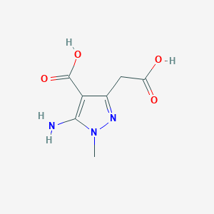 5-Amino-3-(carboxymethyl)-1-methyl-1H-pyrazole-4-carboxylic Acid