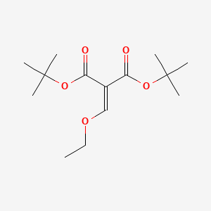 molecular formula C14H24O5 B13698352 Di-tert-butyl 2-(Ethoxymethylene)malonate 