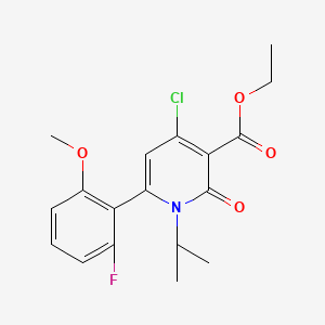 Ethyl 4-Chloro-6-(2-fluoro-6-methoxyphenyl)-1-isopropyl-2-oxo-1,2-dihydropyridine-3-carboxylate