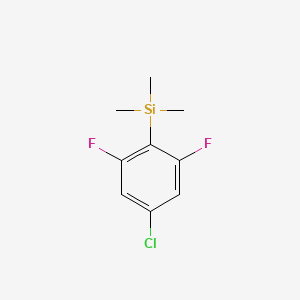 (4-Chloro-2,6-difluorophenyl)trimethylsilane