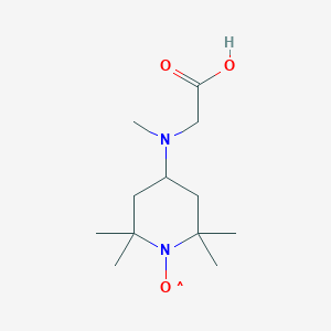 B136984 4-(N-Carboxymethyl-N-methylamino)-tempo CAS No. 139116-75-9