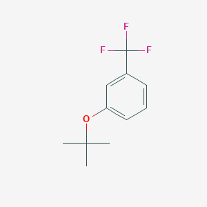 molecular formula C11H13F3O B13698484 Meta-trifluoromethylphenyl tert-butyl ether CAS No. 16222-43-8