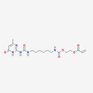 2-(((6-(3-(6-Methyl-4-oxo-1,4-dihydropyrimidin-2-YL)ureido)hexyl)carbamoyl)oxy)ethyl acrylate