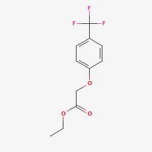 molecular formula C11H11F3O3 B1369852 2-[4-(三氟甲基)苯氧基]乙酸乙酯 CAS No. 442125-30-6