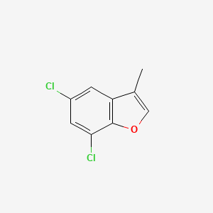 5,7-Dichloro-3-methylbenzofuran