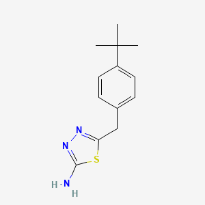 5-[4-(tert-Butyl)benzyl]-1,3,4-thiadiazol-2-amine