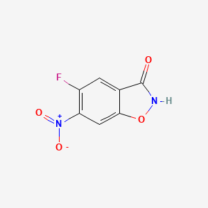 5-Fluoro-6-nitrobenzisoxazol-3(2H)-one