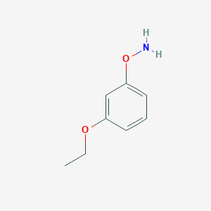 molecular formula C8H11NO2 B13698603 O-(3-ethoxyphenyl)hydroxylamine 