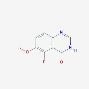 molecular formula C9H7FN2O2 B13698606 5-Fluoro-6-methoxyquinazolin-4(3H)-one 