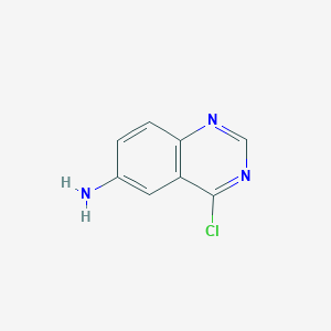 molecular formula C8H6ClN3 B1369861 4-氯喹唑啉-6-胺 CAS No. 208533-37-3