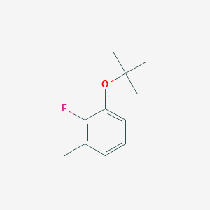 molecular formula C11H15FO B13698651 3-(tert-Butoxy)-2-fluorotoluene 