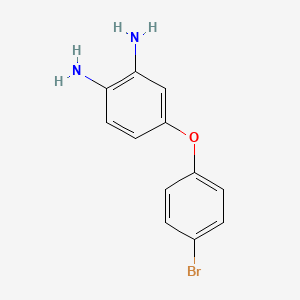 molecular formula C12H11BrN2O B13698680 4-(4-Bromophenoxy)benzene-1,2-diamine 