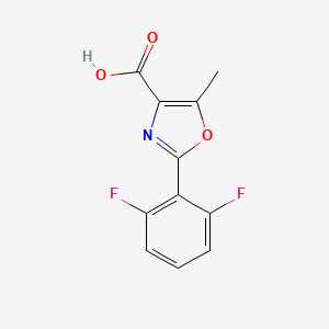 2-(2,6-Difluorophenyl)-5-methyloxazole-4-carboxylic Acid