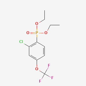 Diethyl [2-Chloro-4-(trifluoromethoxy)phenyl]phosphonate