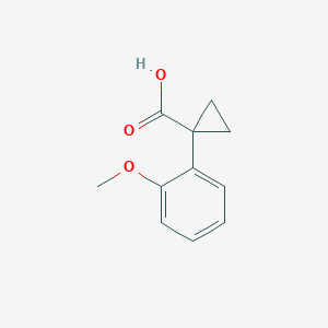 molecular formula C11H12O3 B1369874 1-(2-Methoxyphenyl)cyclopropane-1-carboxylic acid CAS No. 74205-24-6